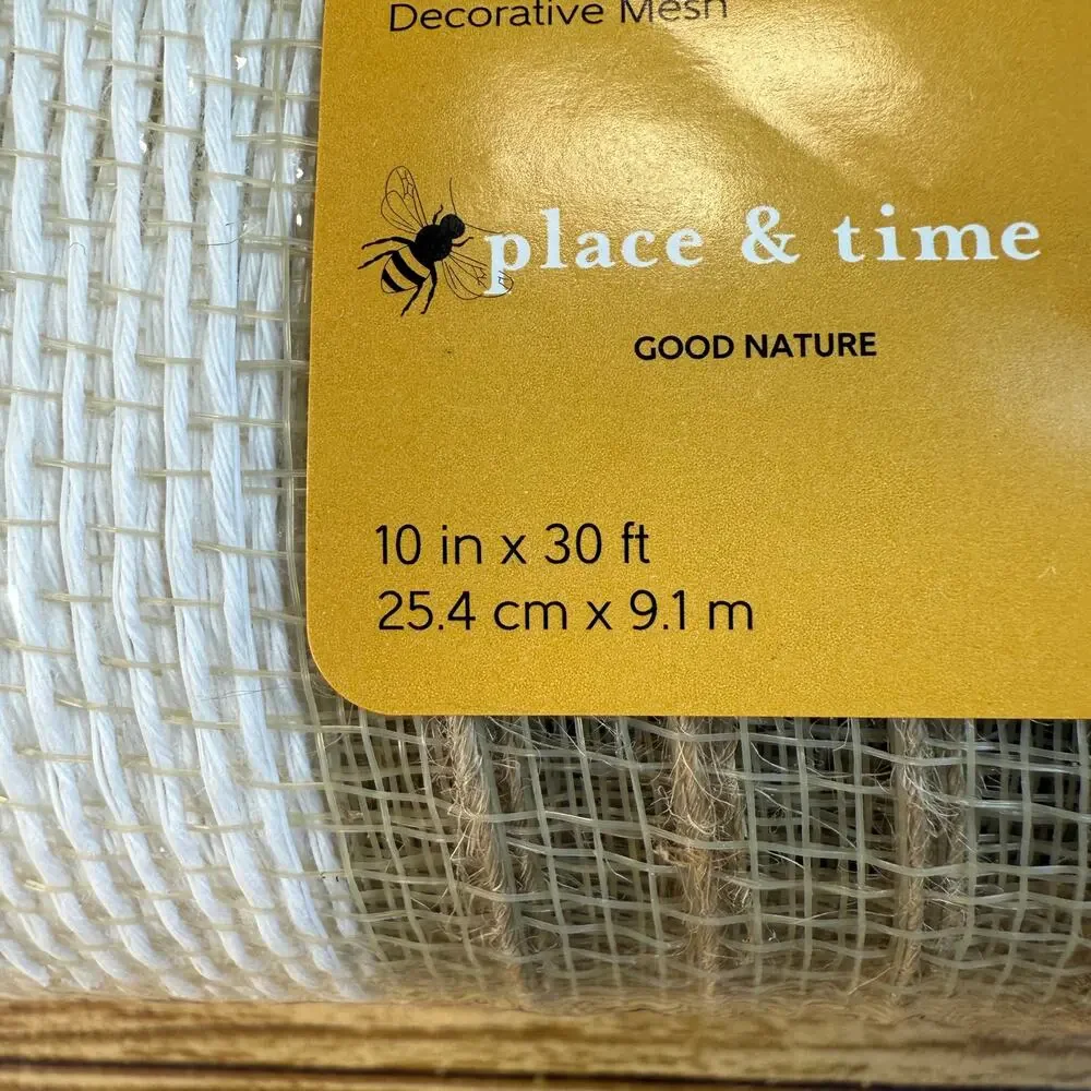 Lot of 4 NWT Decorative Mesh 10